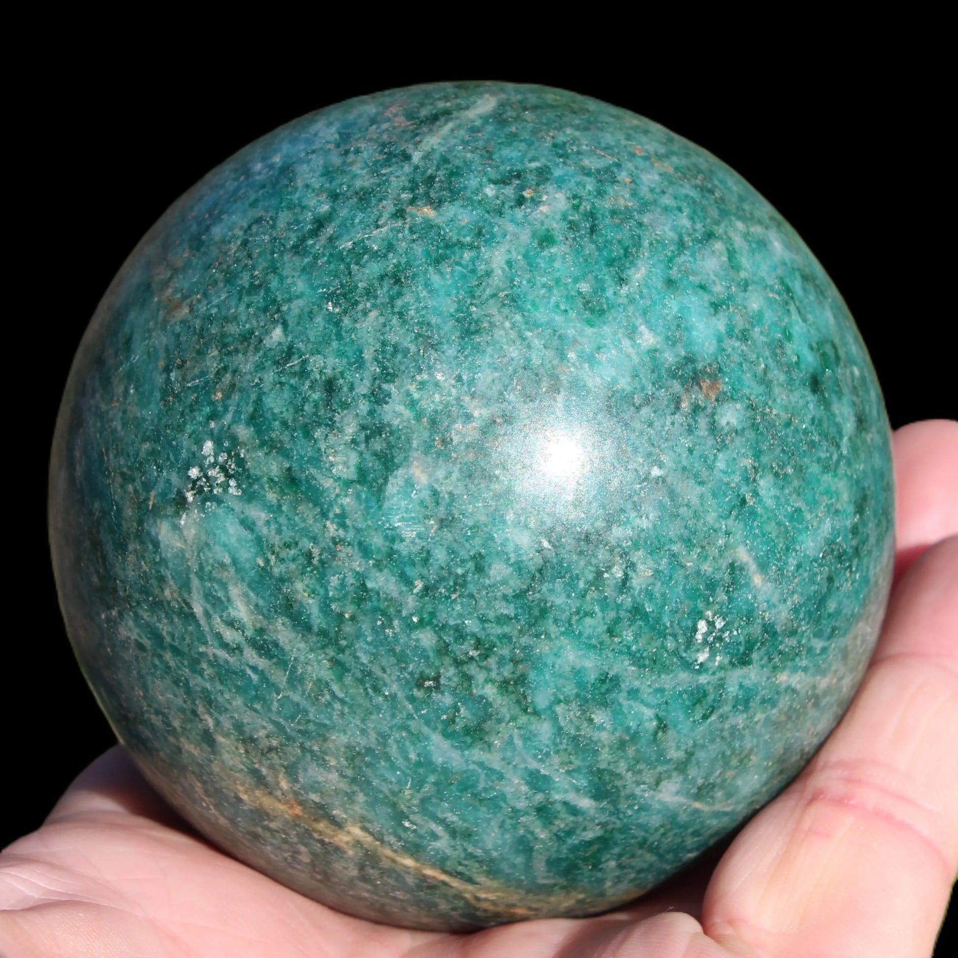 Amazonite sphere 679g Rocks and Things