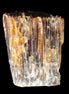 Amber Calcite phosphorescent crystal 127g in sunlight - Rocks and Things Store