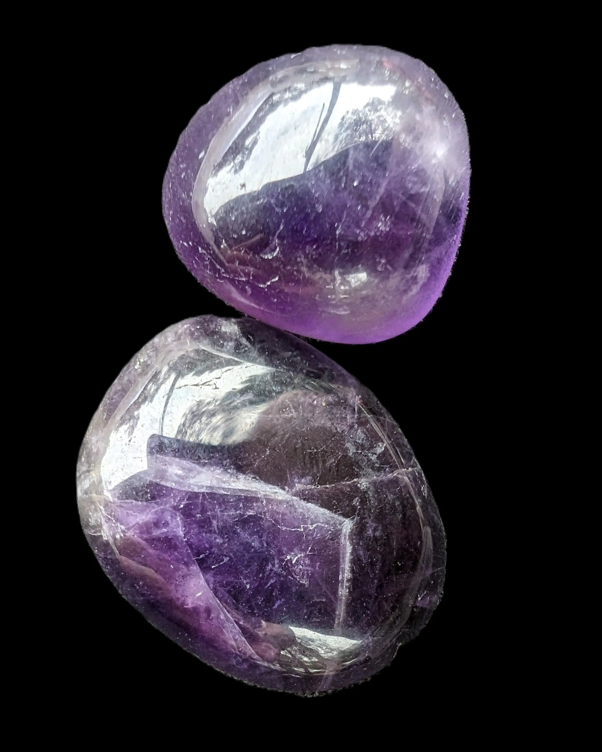 Amethyst 2 polished crystals 12-14g Rocks and Things