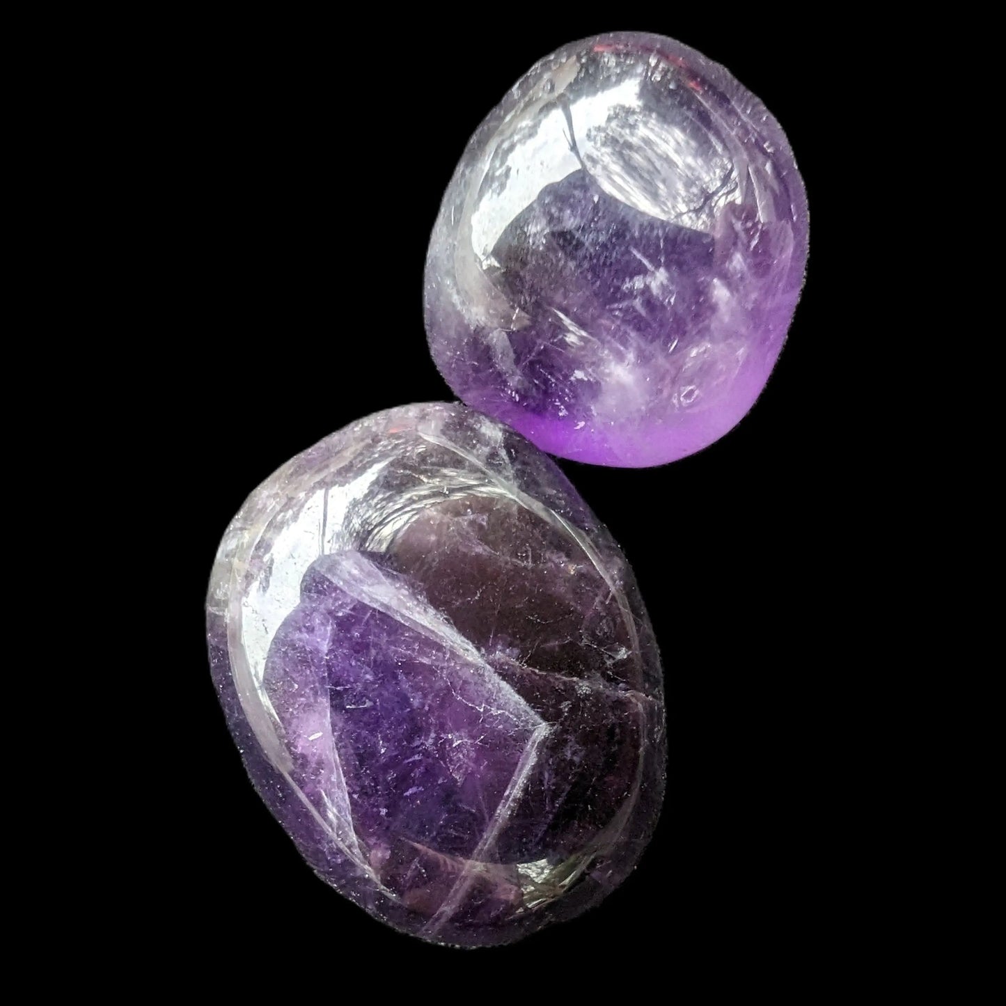 Amethyst 2 polished crystals 12-14g Rocks and Things