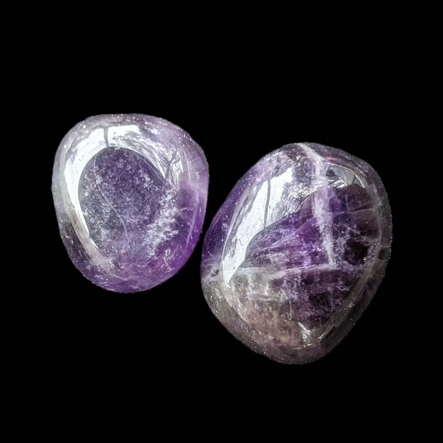 Amethyst 2 polished crystals 12-14g Rocks and Things