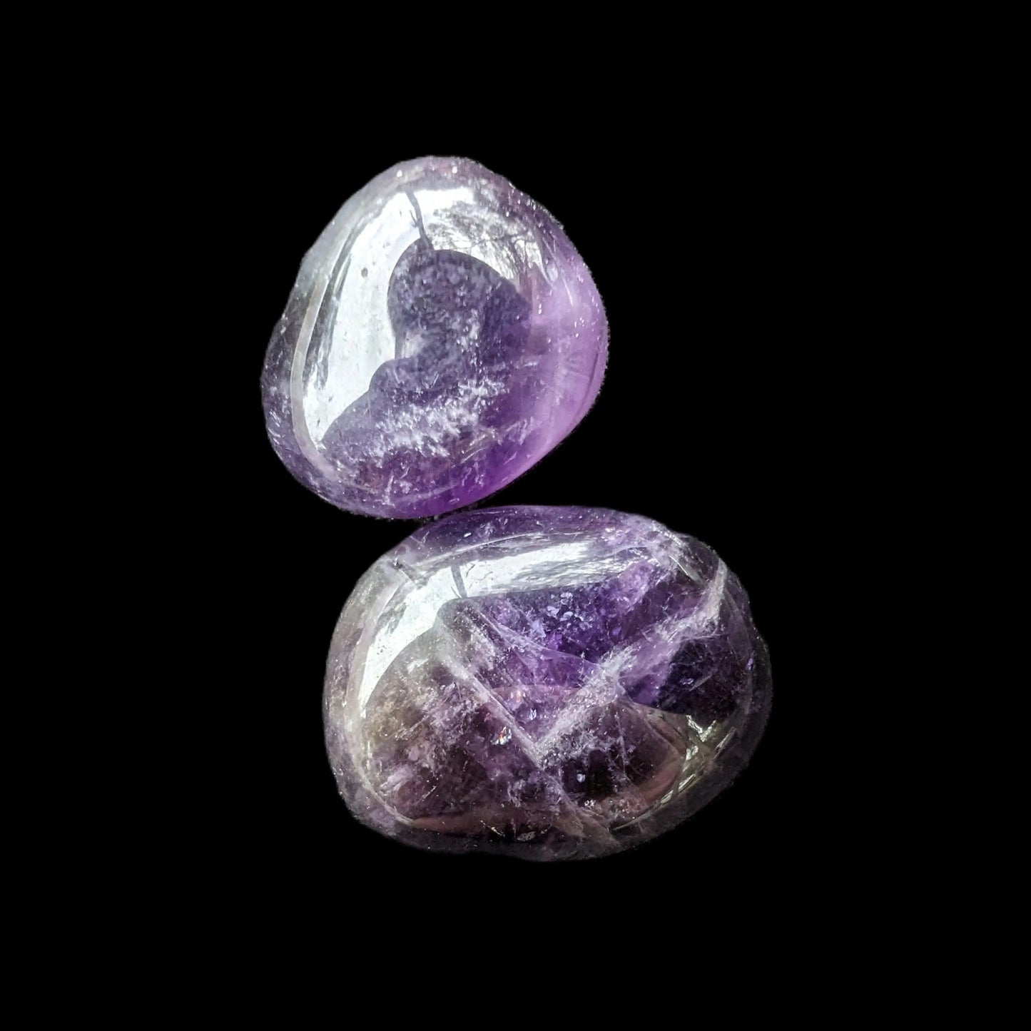 Amethyst 2 polished crystals 12-14g Rocks and Things