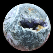 Amethyst Sphalerite sphere 713g  - Rocks and Things Store