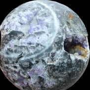 Amethyst Sphalerite sphere 713g  - Rocks and Things Store