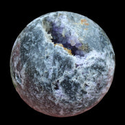 Amethyst Sphalerite sphere 713g  - Rocks and Things Store