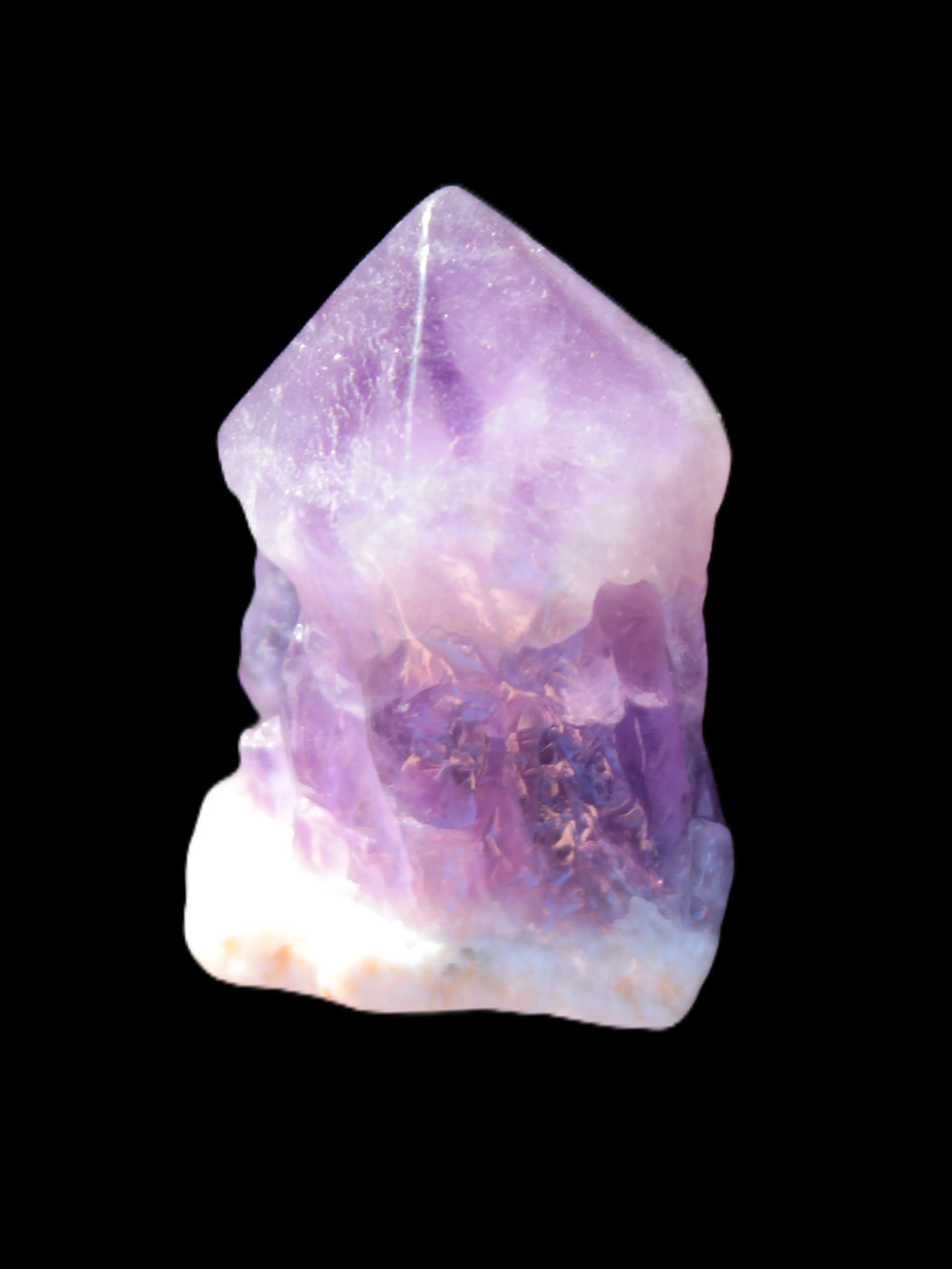 Amethyst polished elestial crystal 38*30*60mm 69g Rocks and Things Store