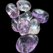 Amethyst tiny polished crystals from Brazil 8-9g in sunshine - Rocks and Things Store