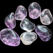 Amethyst tiny polished crystals from Brazil 8-9g in sunshine - Rocks and Things Store