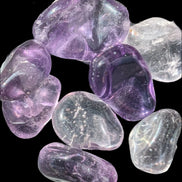 Amethyst tiny polished crystals from Brazil 8-9g in sunshine - Rocks and Things Store