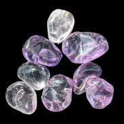 Amethyst tiny polished crystals from Brazil 8-9g in sunshine - Rocks and Things Store