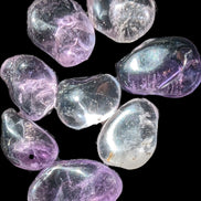 Amethyst tiny polished crystals from Brazil 8-9g in sunshine - Rocks and Things Store