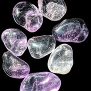 Amethyst tiny polished crystals from Brazil 8-9g in sunshine - Rocks and Things Store
