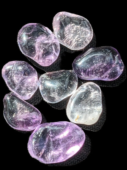 Amethyst tiny polished crystals from Brazil 8-9g Rocks and Things