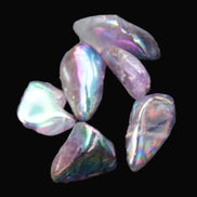 Angel Aura 5-7 Amethyst titanium electroplated crystals 8g Rocks and Things