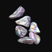 Angel Aura 5-7 Amethyst titanium electroplated crystals 8g Rocks and Things
