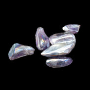 Angel Aura 5-7 Amethyst titanium electroplated crystals 8g Rocks and Things