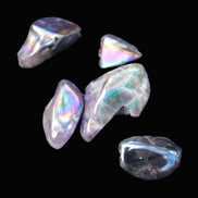 Angel Aura 5-7 Amethyst titanium electroplated crystals 8g Rocks and Things