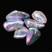 Angel Aura 5-7 Amethyst titanium electroplated crystals 8g Rocks and Things