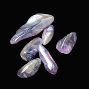 Angel Aura 5-7 Amethyst titanium electroplated crystals 8g Rocks and Things