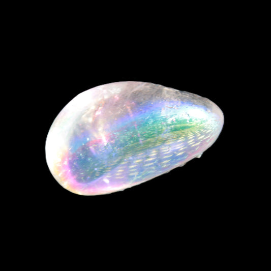 Angel Aura Quartz lightly electoplated with Titanium 8-10g Rocks and Things