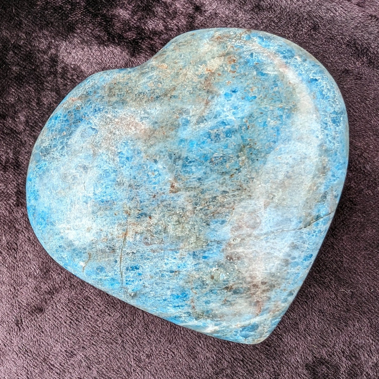 Apatite heart 385g Rocks and Things