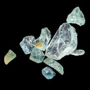 Aquamarine natural 6 crystals 6-7g Rocks and Things