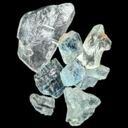 Aquamarine natural 6 crystals 6-7g Rocks and Things