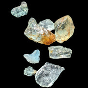 Aquamarine natural 6 crystals 6-7g Rocks and Things
