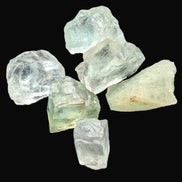 Aquamarine natural 6 crystals 6-7g Rocks and Things