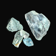 Aquamarine natural 6 crystals 6-7g Rocks and Things