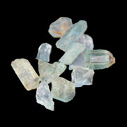 Aquamarine natural 6 crystals 6-7g Rocks and Things