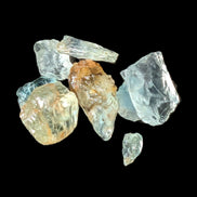 Aquamarine natural 6 crystals 6-7g Rocks and Things