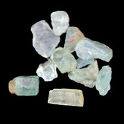 Aquamarine natural 6 crystals 6-7g Rocks and Things