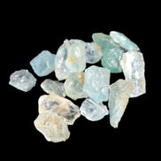 Aquamarine tiny natural crystals 6-7g Rocks and Things