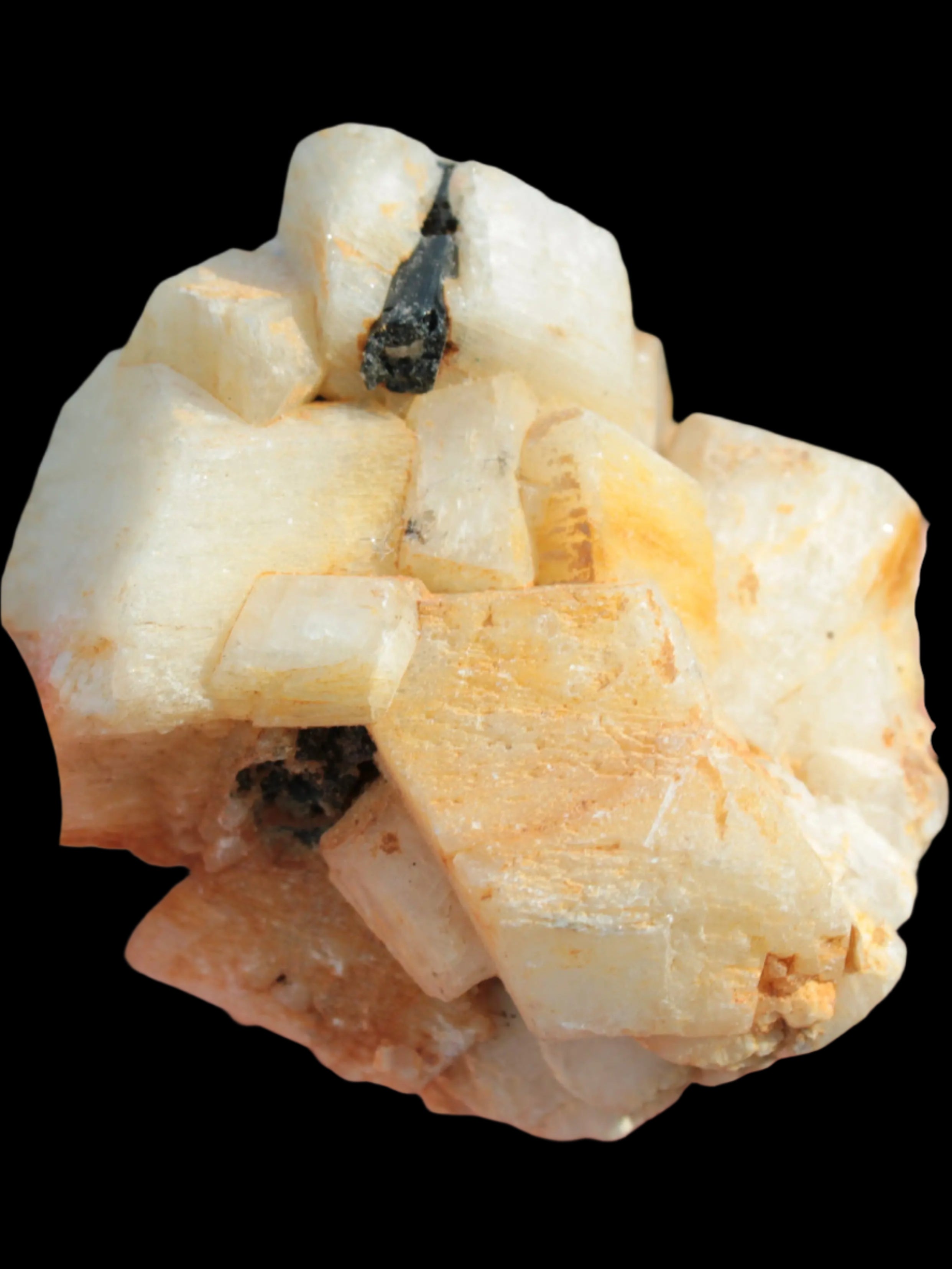Aquamarine with Tourmaline and Muscovite in matrix from Afghanistan 353.6ct 70.7g in sunshine - Rocks and Things Store
