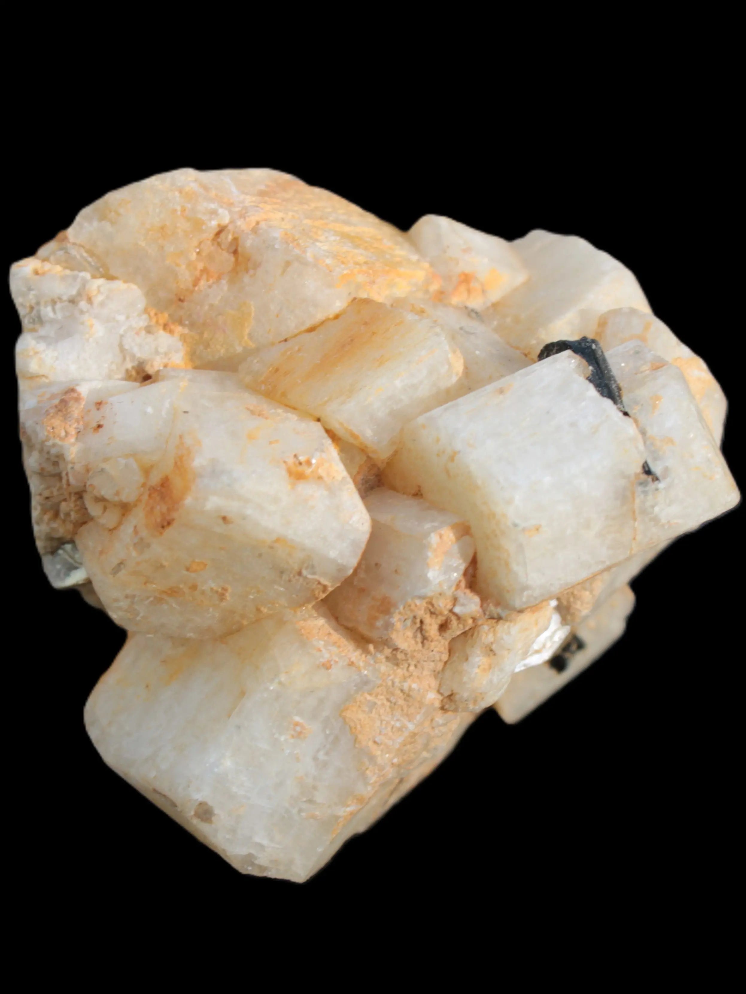 Aquamarine with Tourmaline and Muscovite in matrix from Afghanistan 353.6ct 70.7g in sunshine - Rocks and Things Store