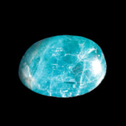 Awesome Neon Blue Apatite tumbled stone 26mm 7.7g Rocks and Things Store