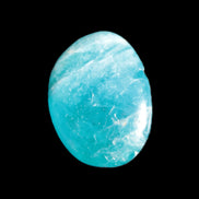 Awesome Neon Blue Apatite tumbled stone 26mm 7.7g Rocks and Things Store