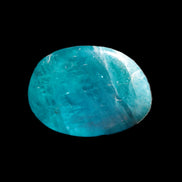Awesome Neon Blue Apatite tumbled stone 26mm 7.7g Rocks and Things Store