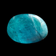 Awesome Neon Blue Apatite tumbled stone 26mm 7.7g Rocks and Things Store