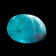 Awesome Neon Blue Apatite tumbled stone 26mm 7.7g Rocks and Things Store