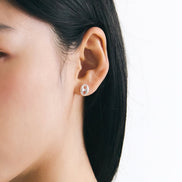BUTTON STUDS EARRINGS