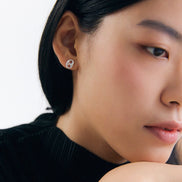 BUTTON STUDS EARRINGS