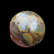 Bamboo Leaf Jasper sphere 84mm 439g - Rocks and Things Store