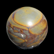 Bamboo Leaf Jasper sphere 84mm 439g - Rocks and Things Store