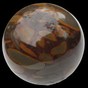 Bamboo Leaf Jasper sphere 84mm 439g - Rocks and Things Store