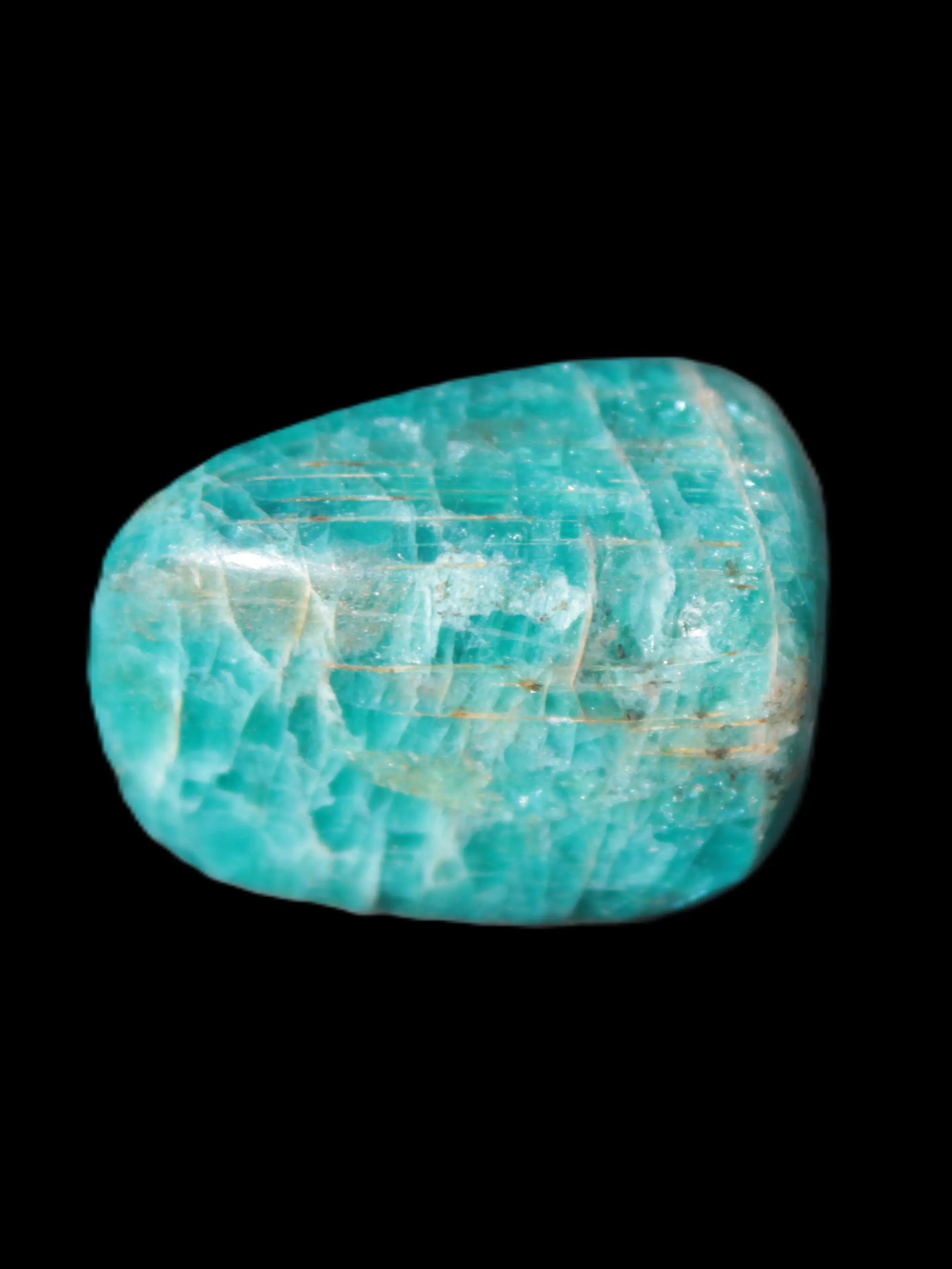 Beautiful Blue Apatite polished stone 14-15g Rocks and Things