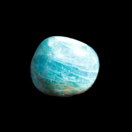 Beautiful Blue Apatite tumbled stone 20mm 10g Rocks and Things Store