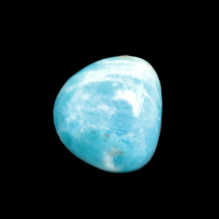 Beautiful Blue Apatite tumbled stone 20mm 10g Rocks and Things Store