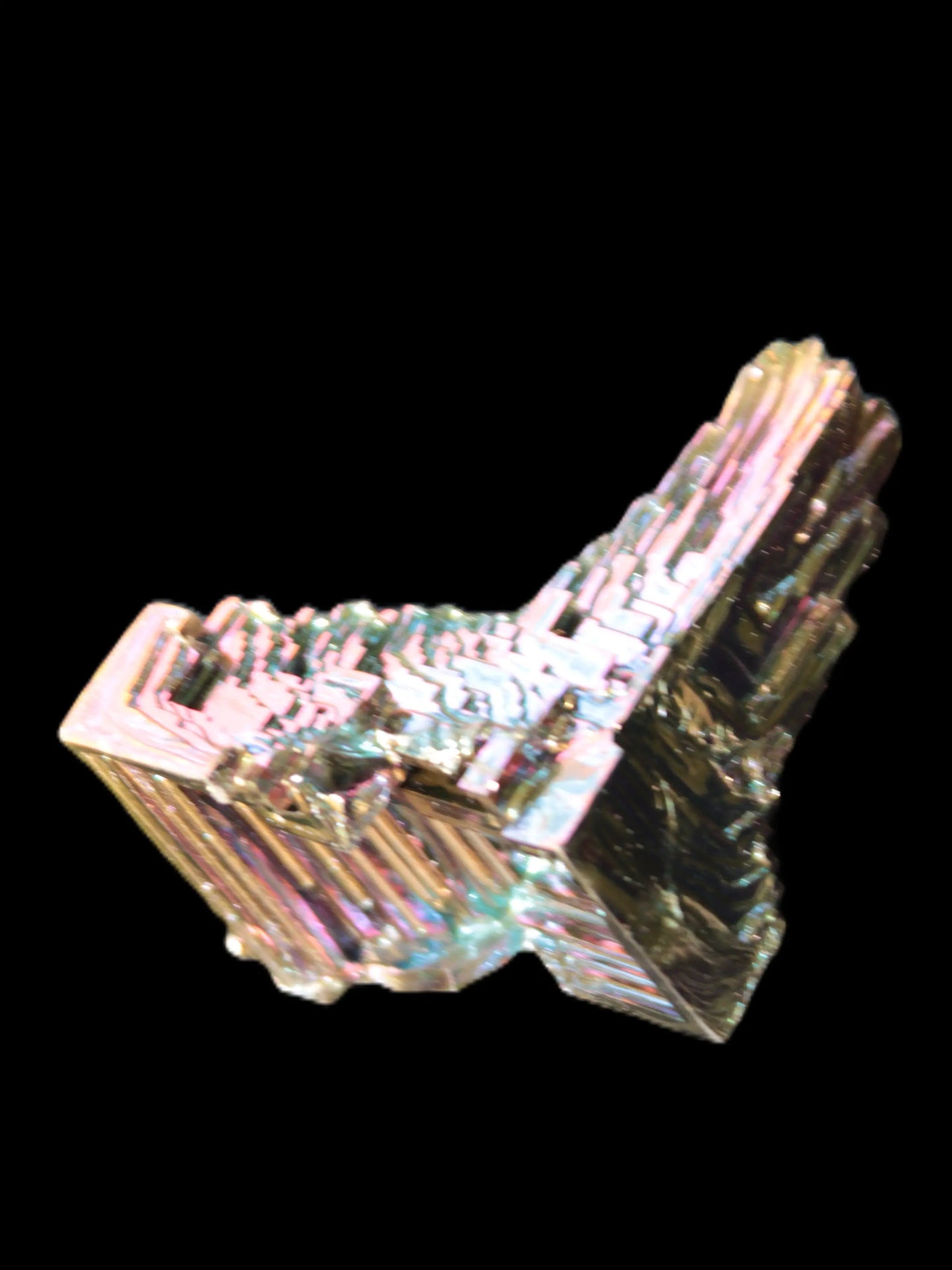 Bismuth castle crystal 45mm 43.4g Rocks and Things Store